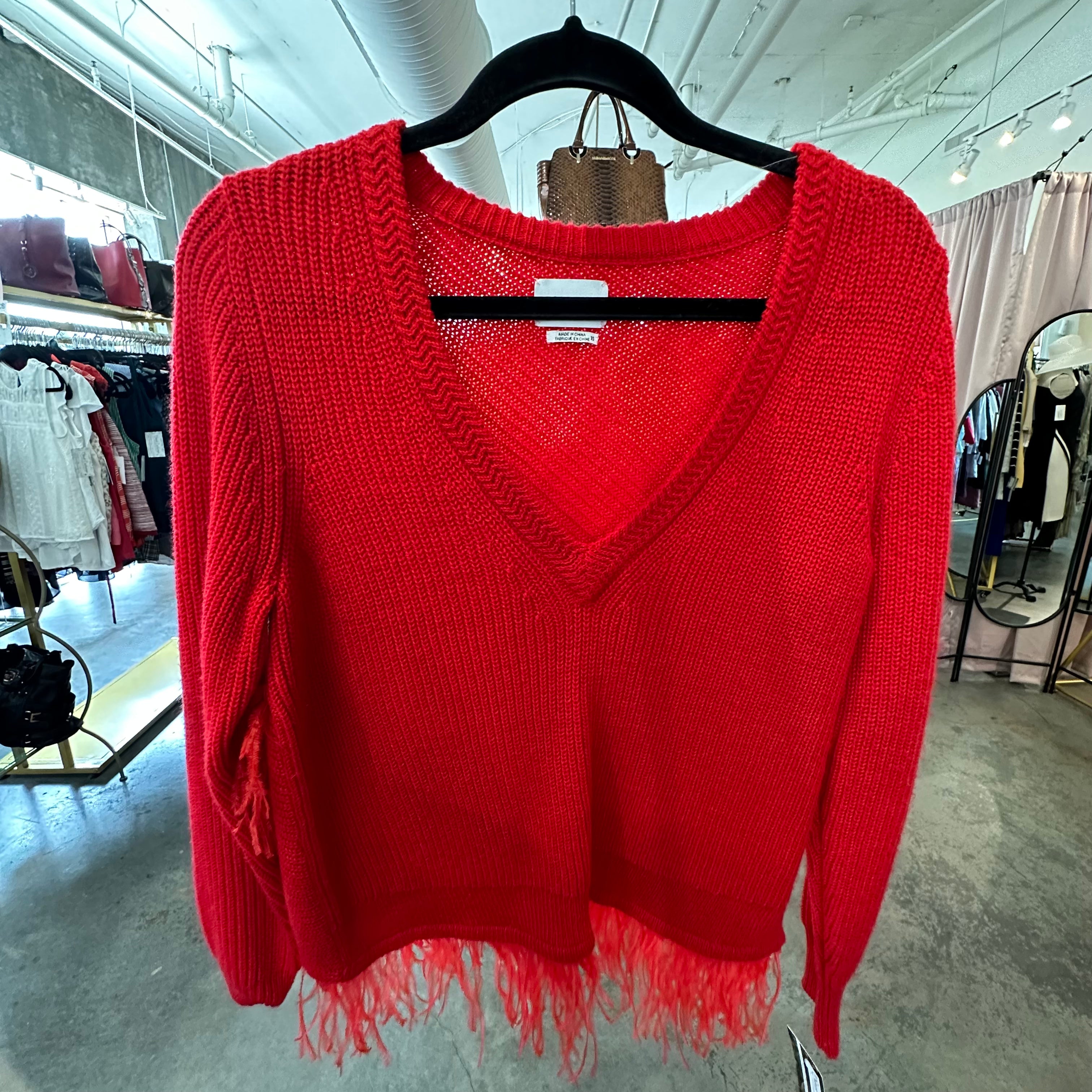 Saylor Red Sweater Size XS