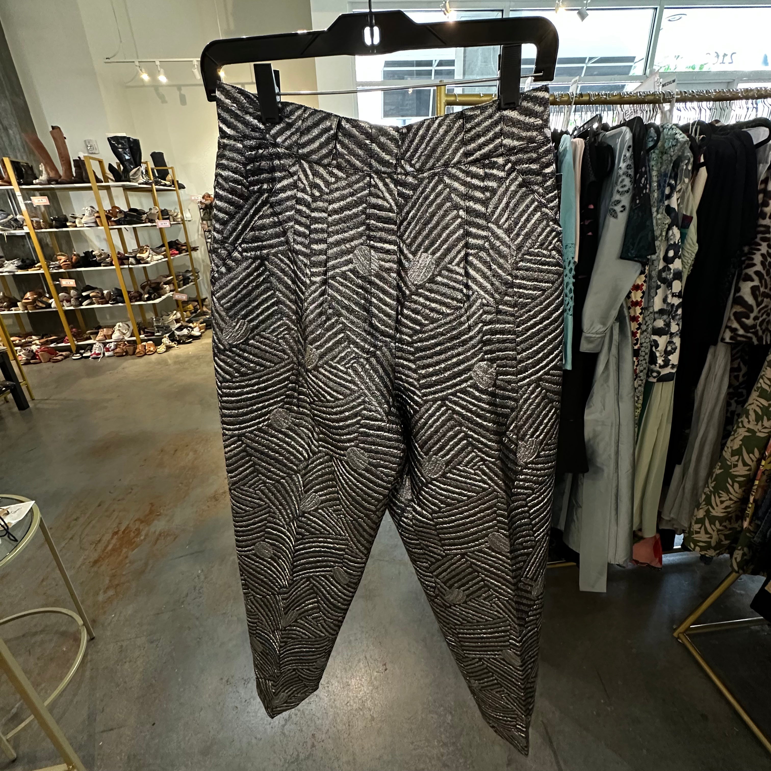 Versace Silver Pants Size XS