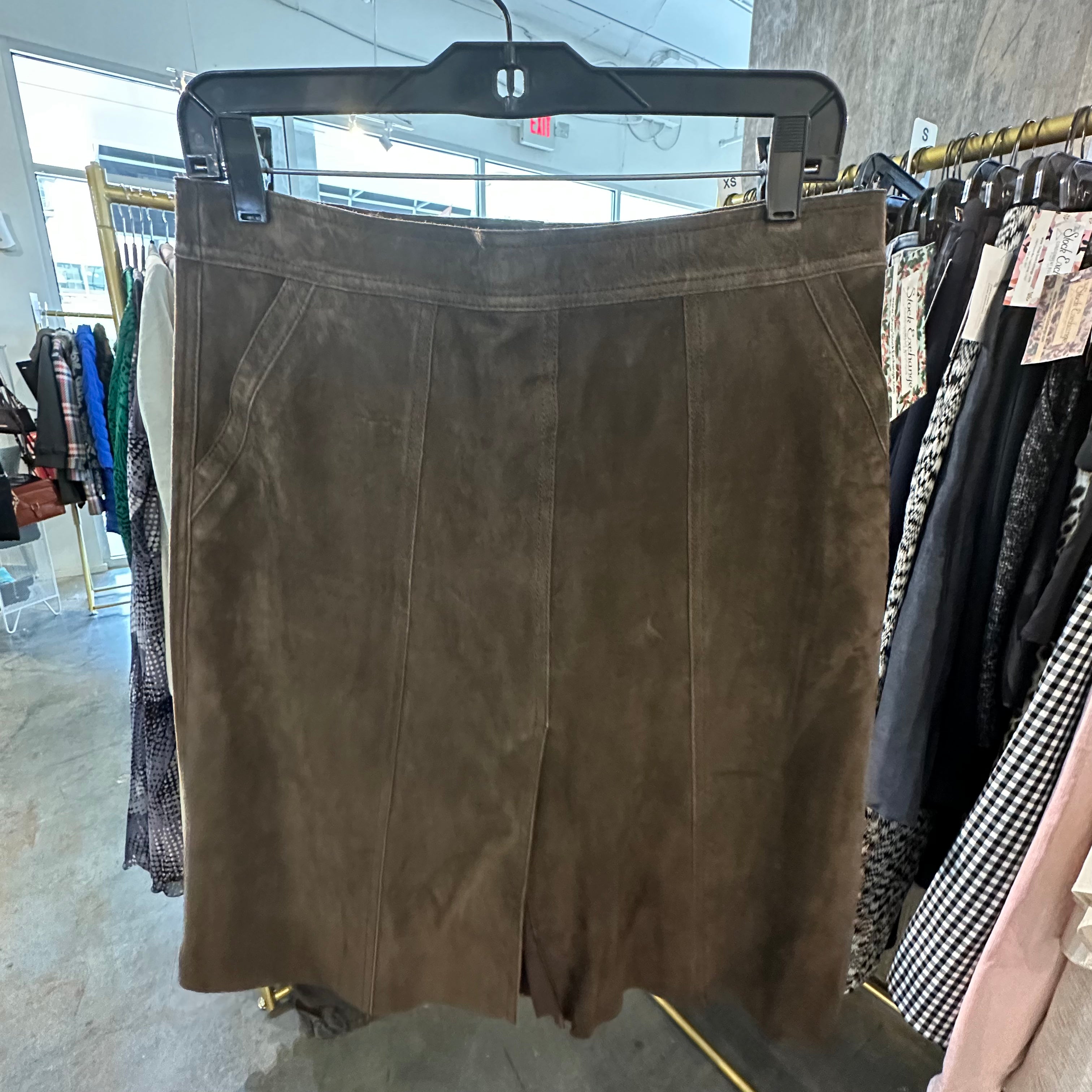 Theory Brown Skirt Size 8