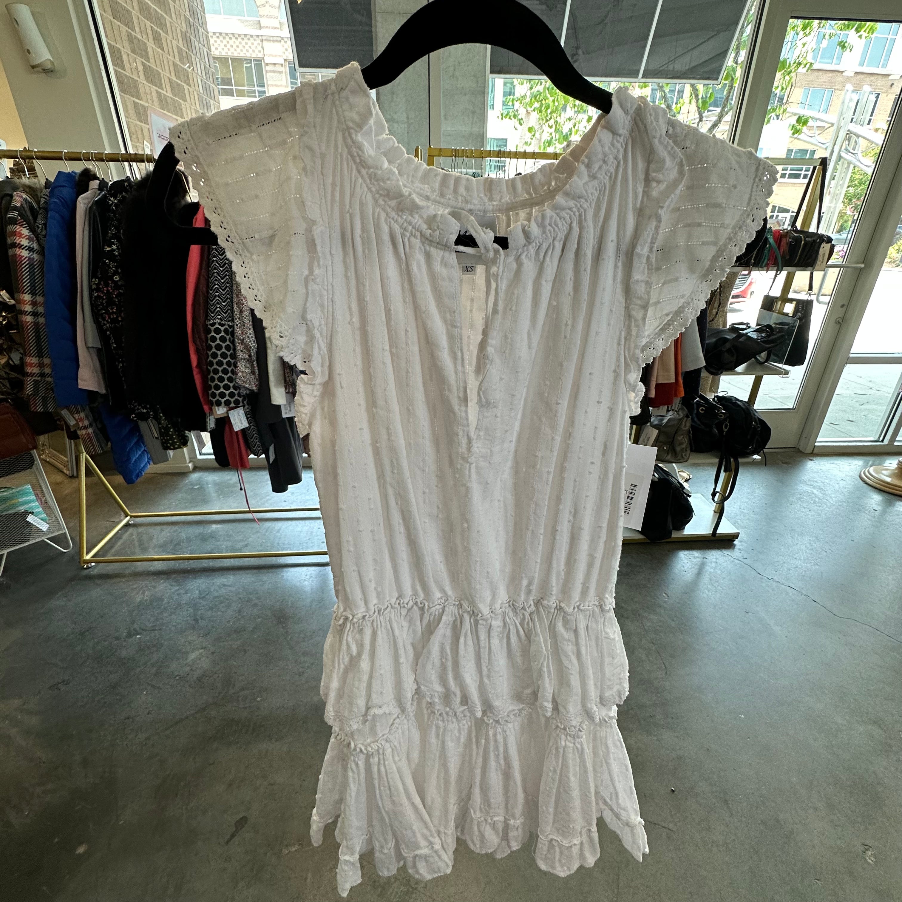 Misa White Dress Size XS