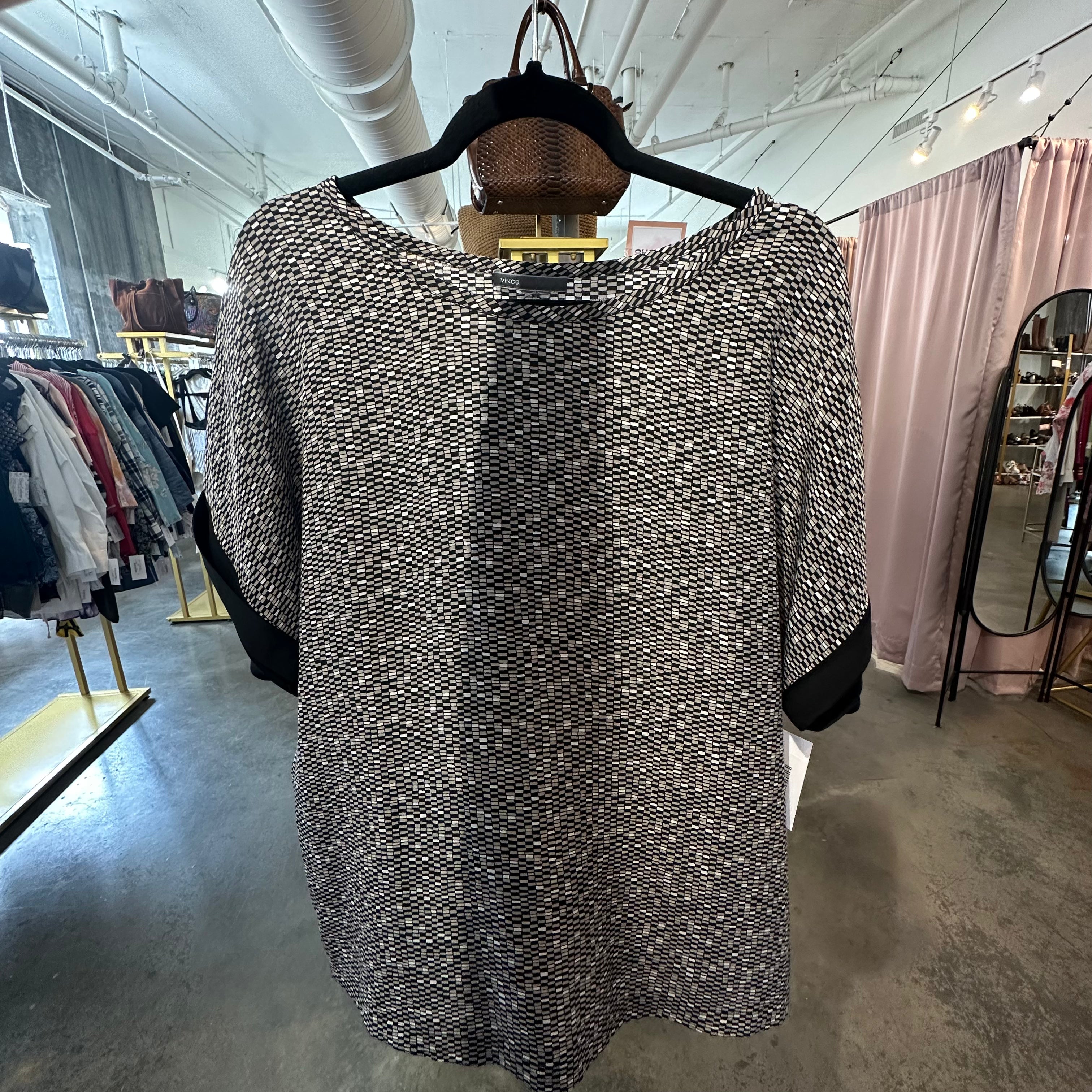 Vince Navy Blouse Size L