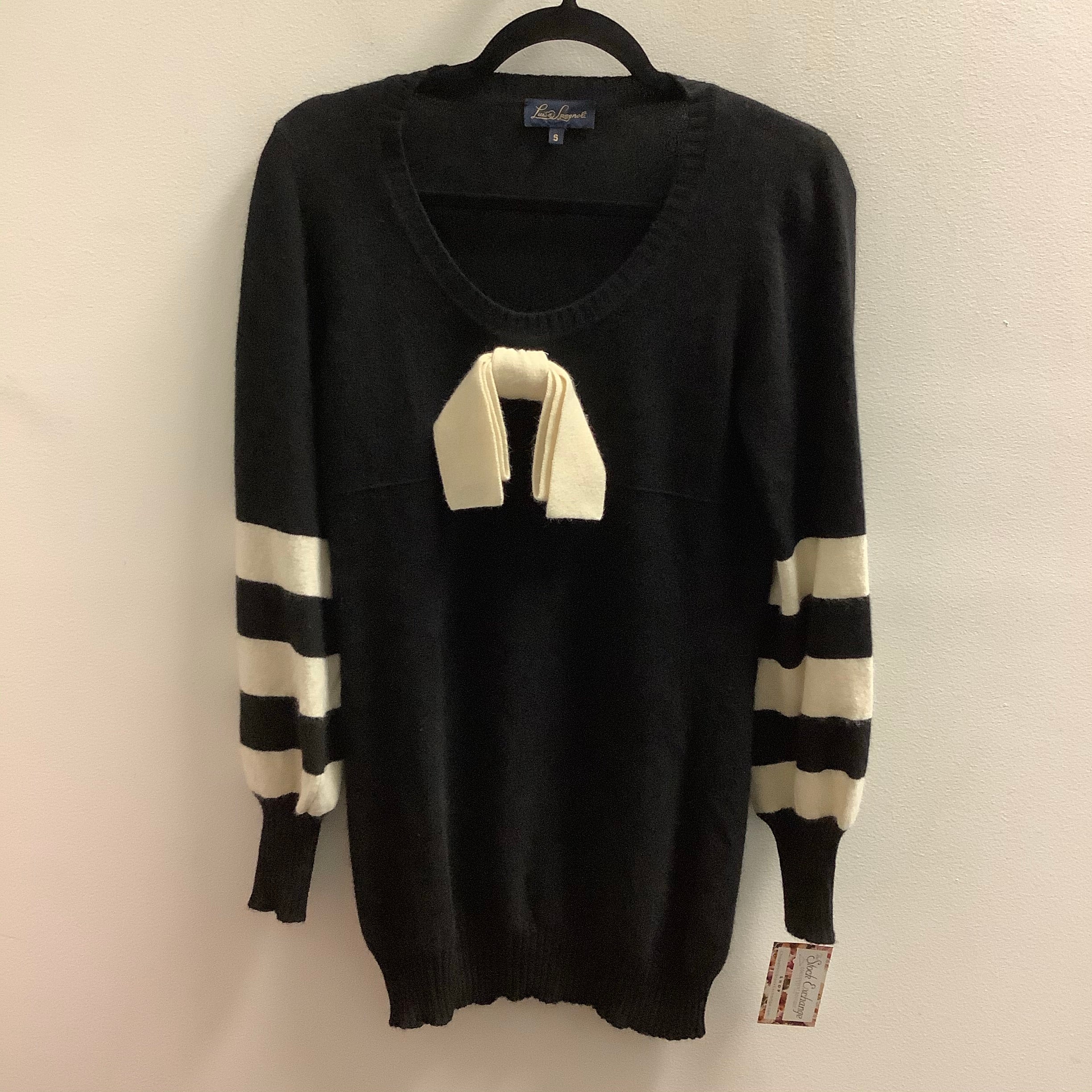 Luisa Sragnoli Black Sweater Size Small