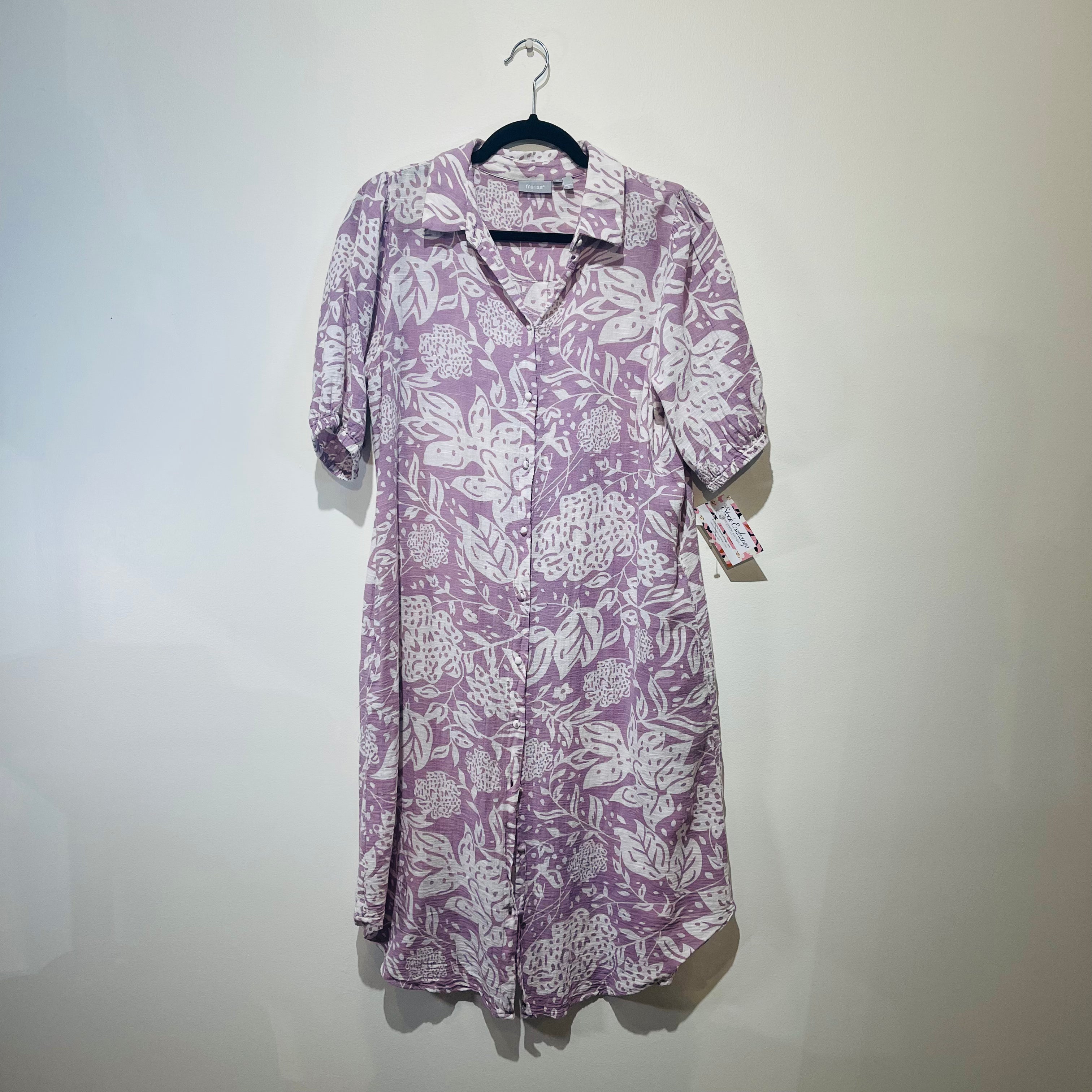 Fransa Purple Dress Size Medium
