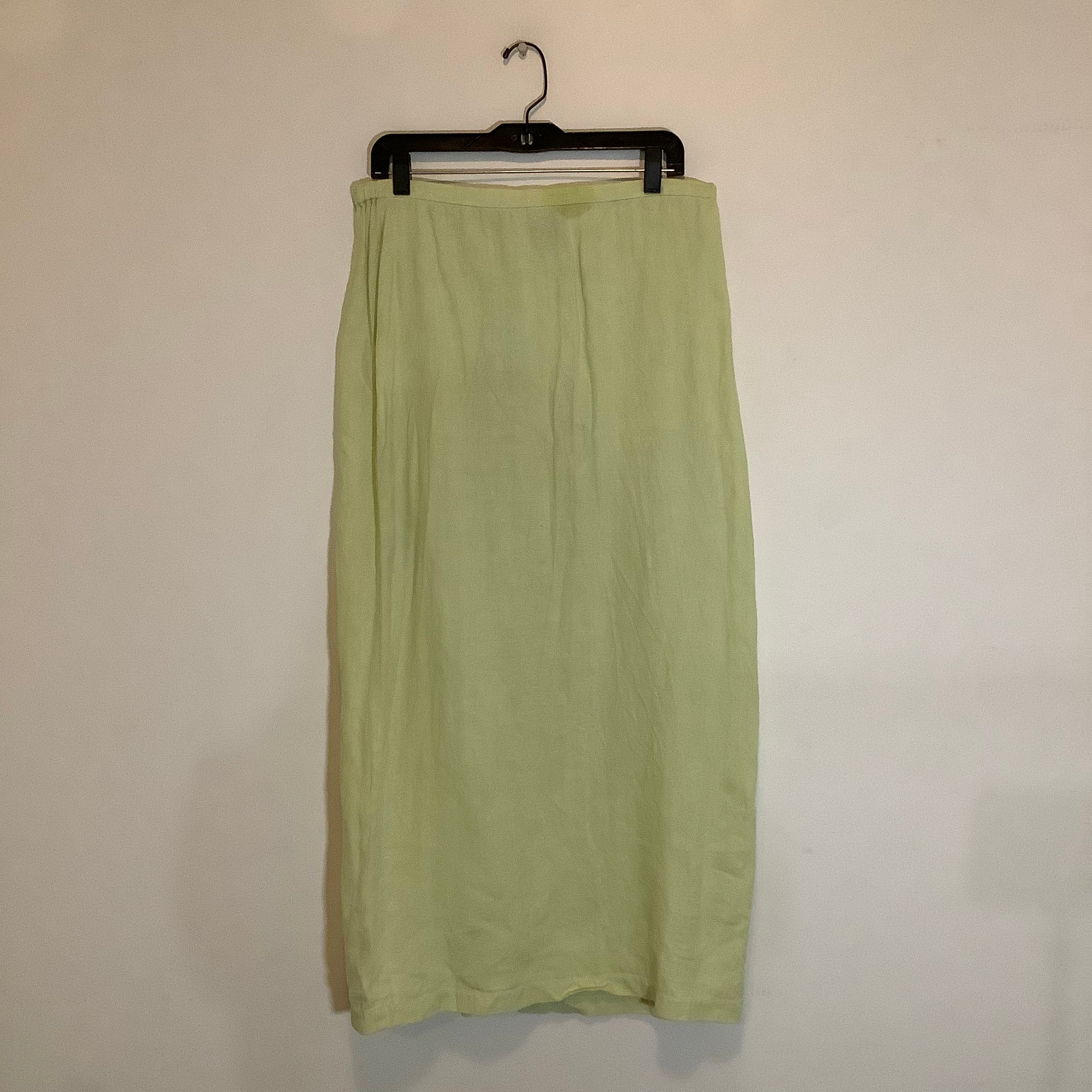 Eileen Fisher Green Skirt Size Medium