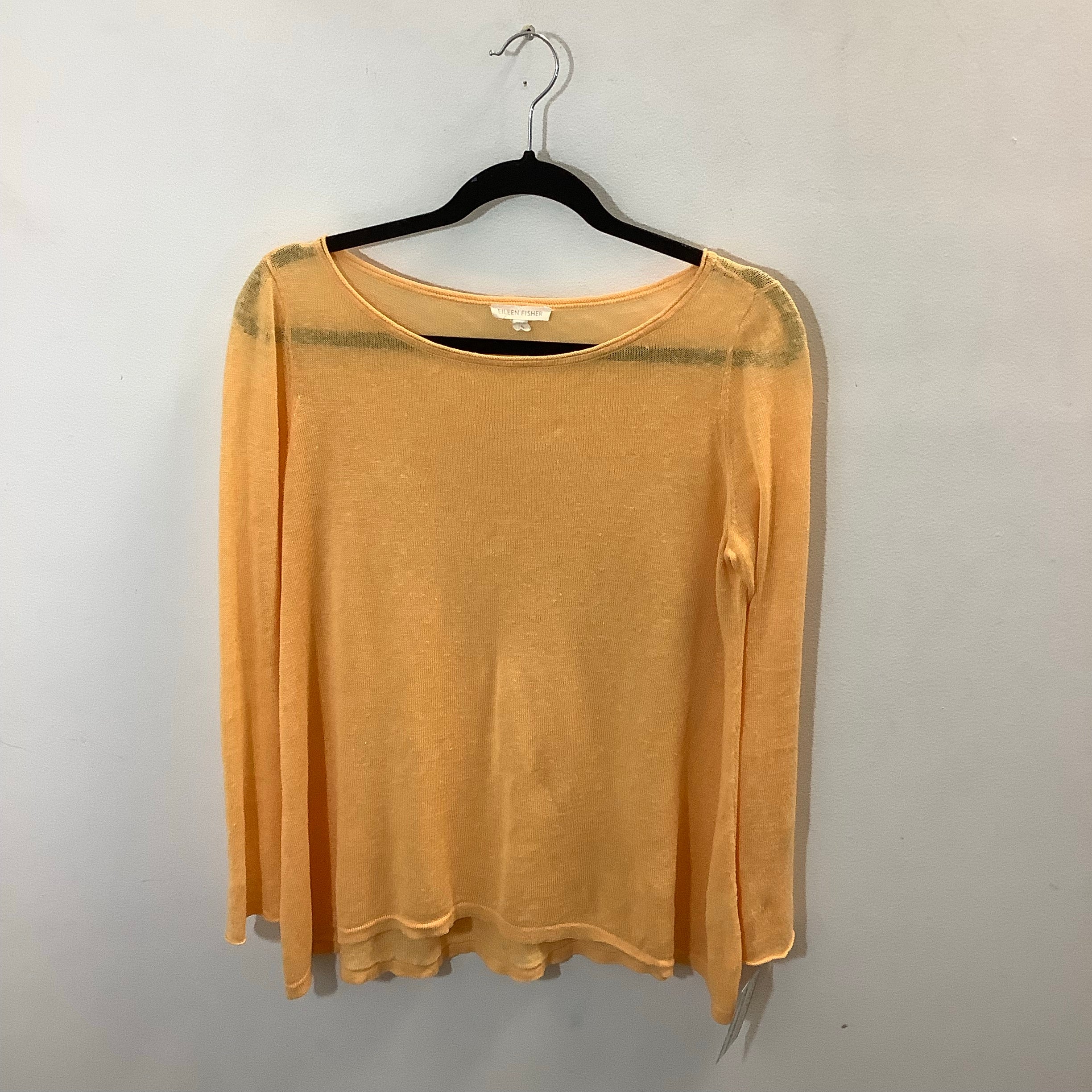 Eileen Fisher Yellow Blouse Size Small