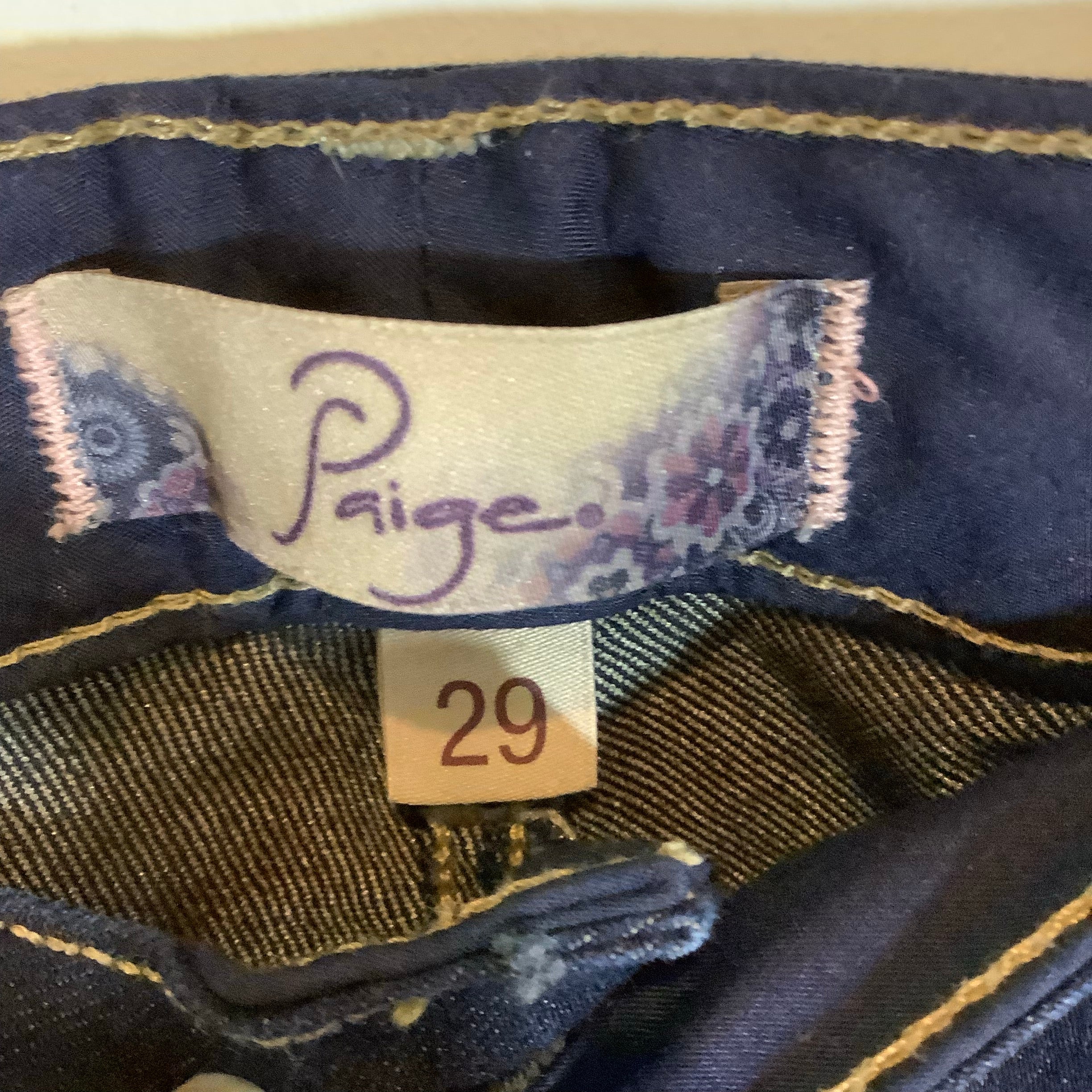 Paige Blue Jeans Size 29