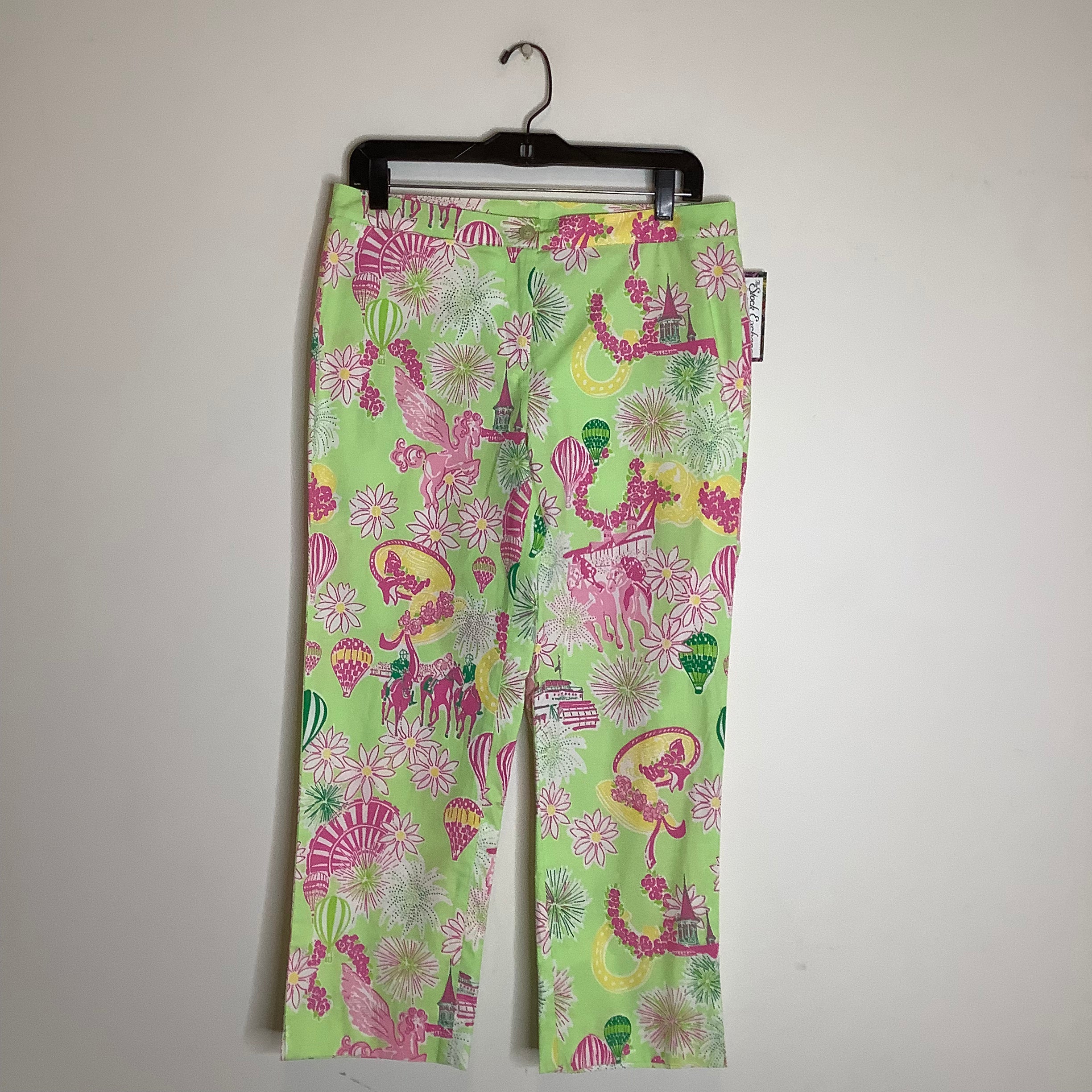 Lilly Pulitzer Green Pants Size 6 Vintage