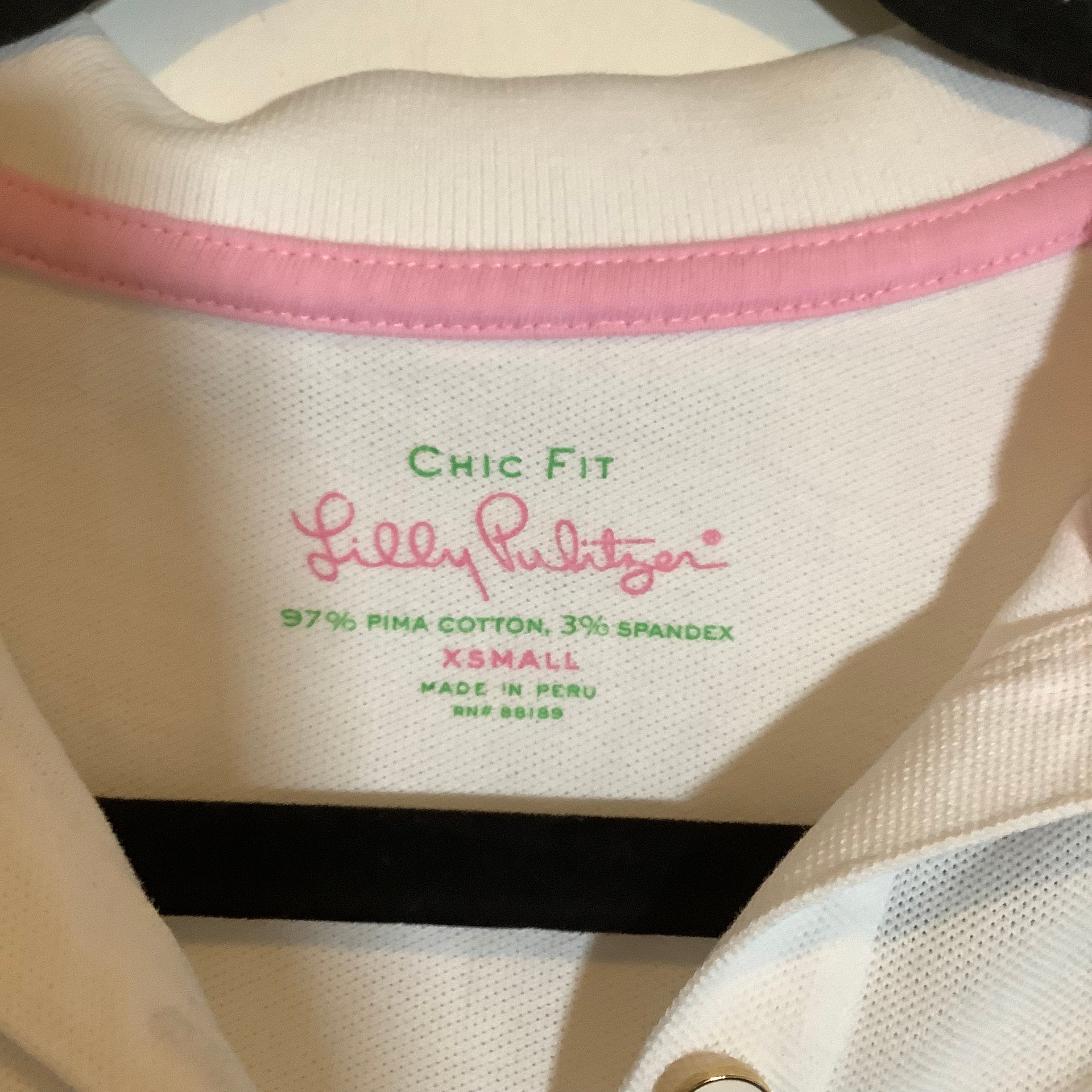 Lilly Pulitzer White Blouse Size XS