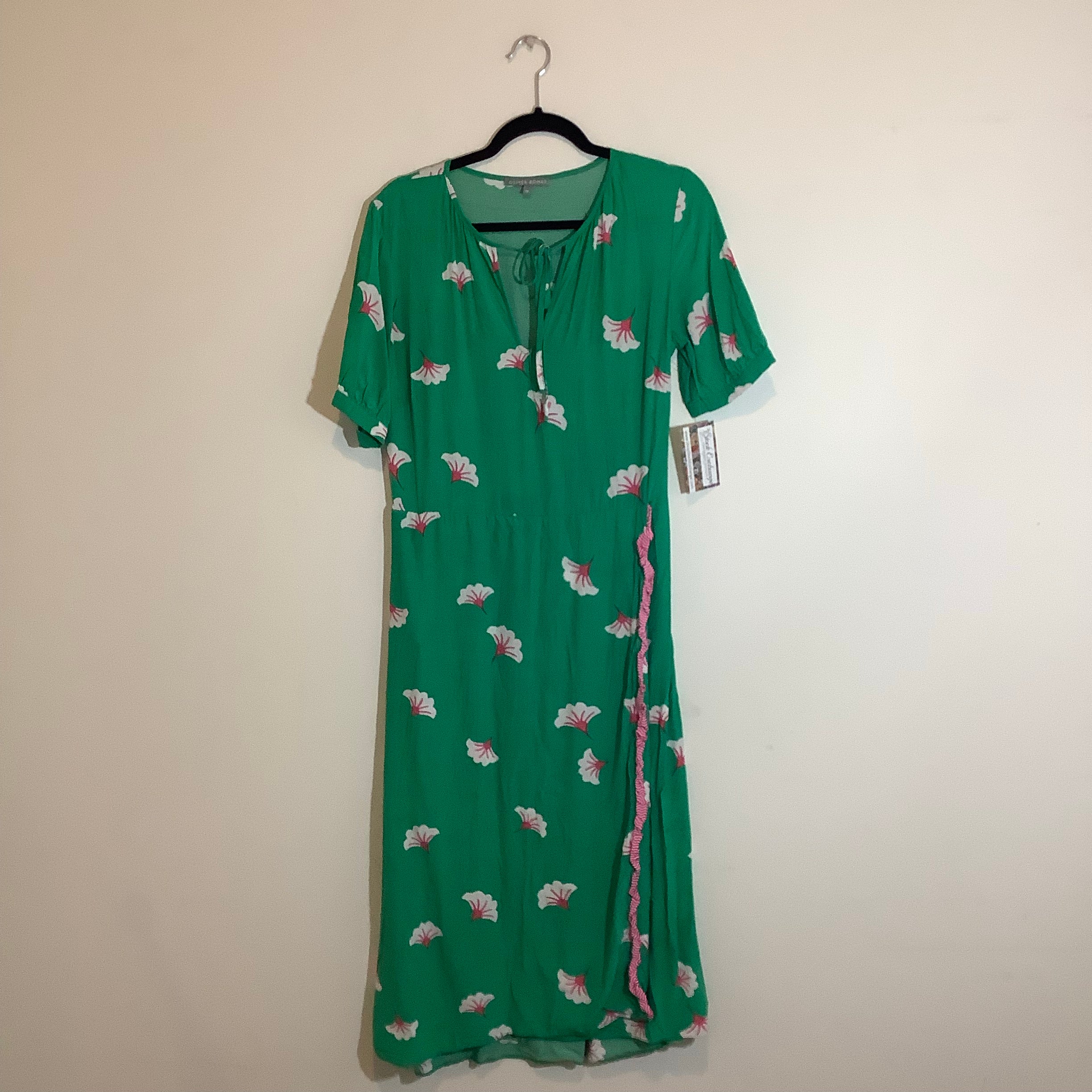 Oliver Bonas Green Dress Size 10