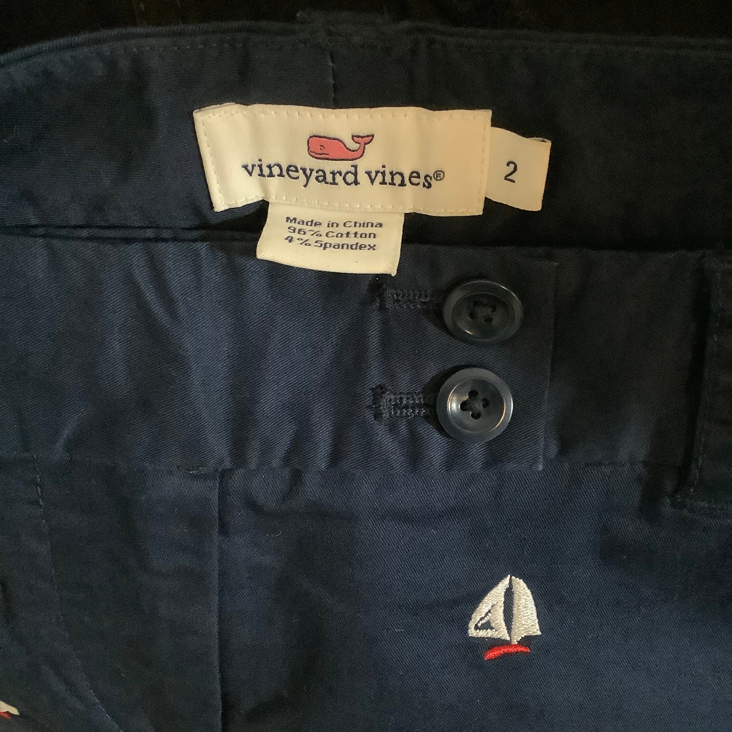 Vineyard Blue Shorts Size 2