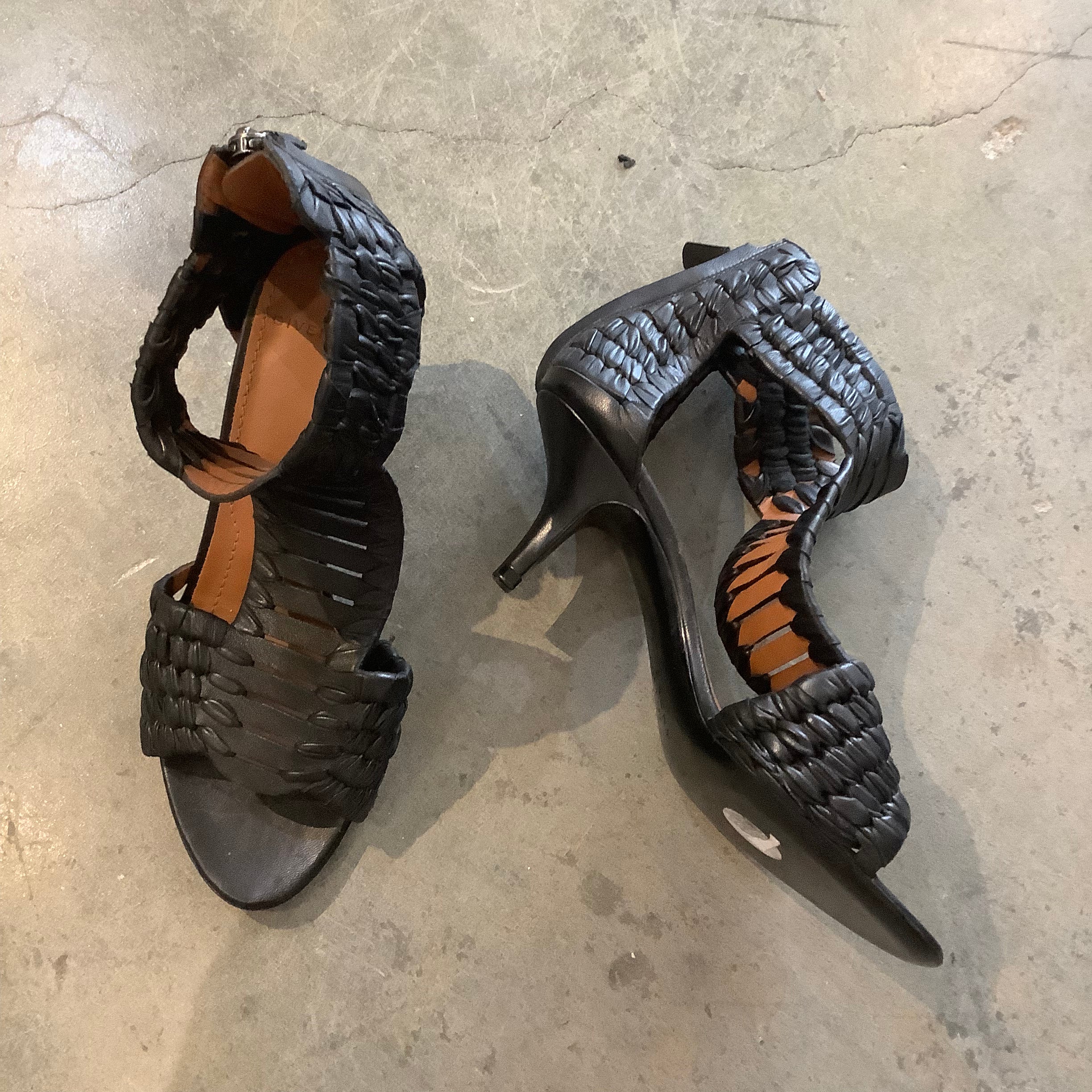 Givenchy Black Heel Sandal Size 7.5